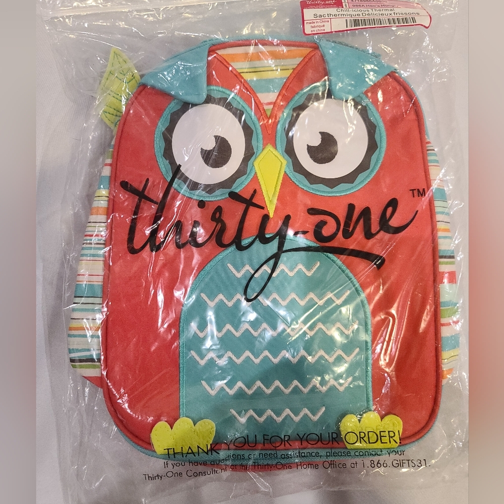 Thirty-One Owl Design Lunch Bag